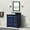 Blue & Black, variant on Bellaterra Home 400700-37L-WH-BGRDL 37 in. Single Sink Vanity with Galaxy Granite Top, White & Black - Left Door & Round Left Sink