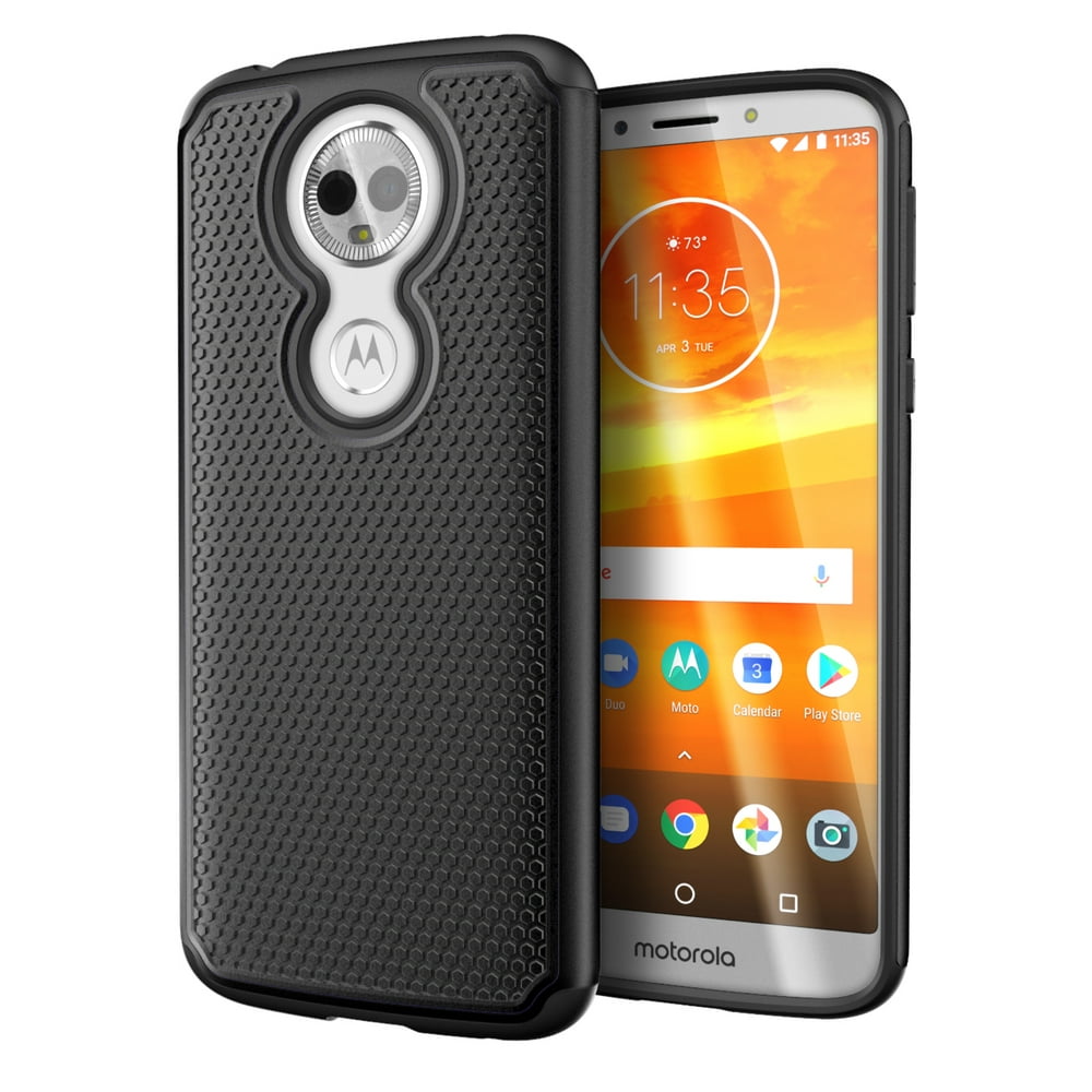 Cimo Armor Moto E5 Plus Case with Shockproof Dual Layer