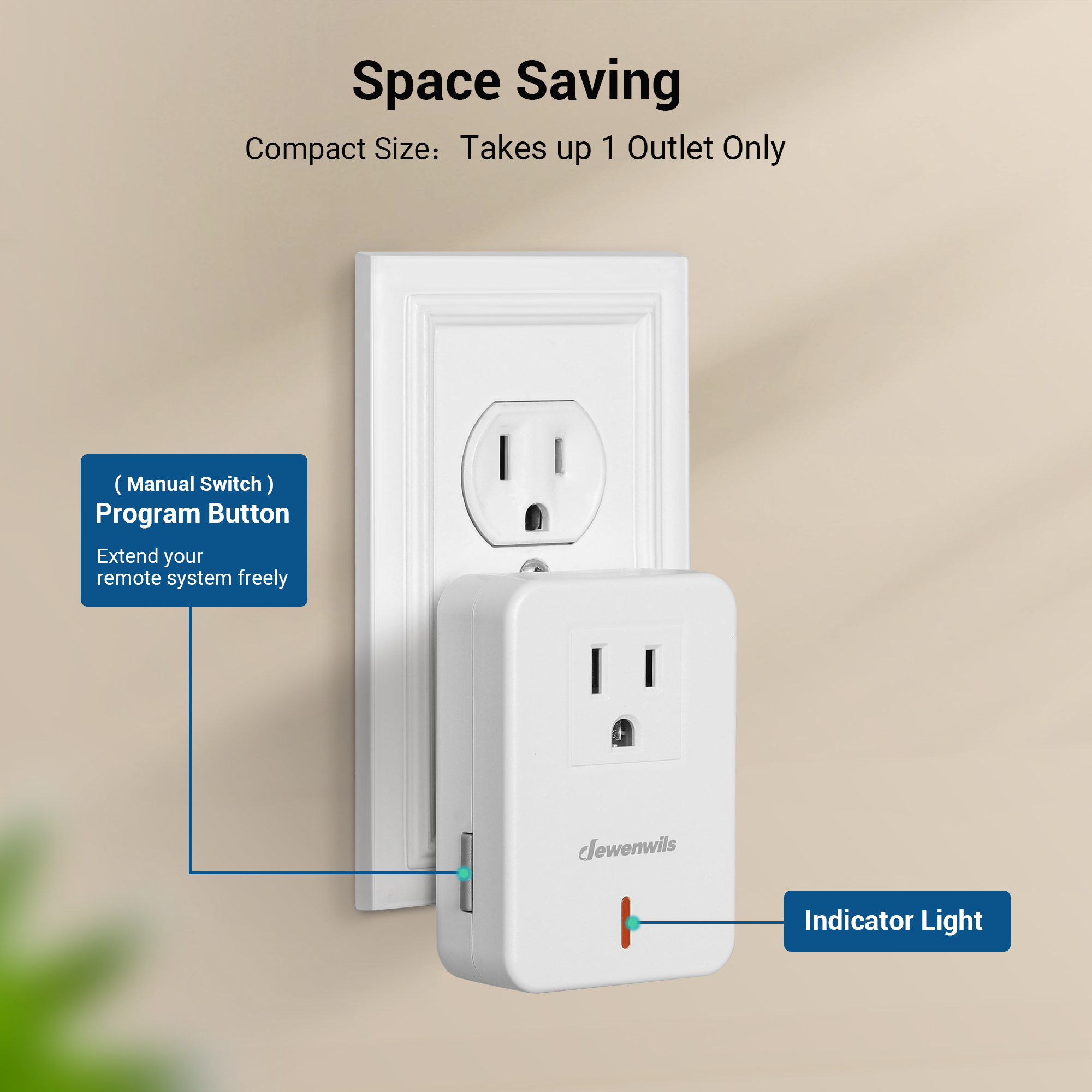 DEWENWILS Indoor Wireless Remote Control Outlet Switch photo 8