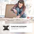 thumbnail image 2 of Vjnyvs 10 Pcs Removable Corner Brace Bracket, Zinc Alloy L Shape Support Connector Bracket, Butterfly Shape Braces for Wood Furniture Table Chair Shelves, 2 of 7