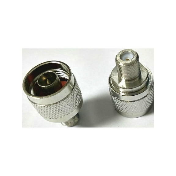 2pcs N Male Plug TO F Female RF Adapter connector high quality ships from USA