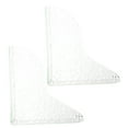 thumbnail image 4 of Raindrops Splash Guard Water Spout Cover Acrylic 2Pcs 8.25X7.47X0.39in, 4 of 7