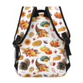 thumbnail image 4 of Disketp Thanksgiving Turkeys 1 Mochila Estampada para Hombre y Mujer – Mochila Ligera Clásica con Múltiples Bolsillos para Universidad, Trabajo y Viajes-One Size, 4 of 5