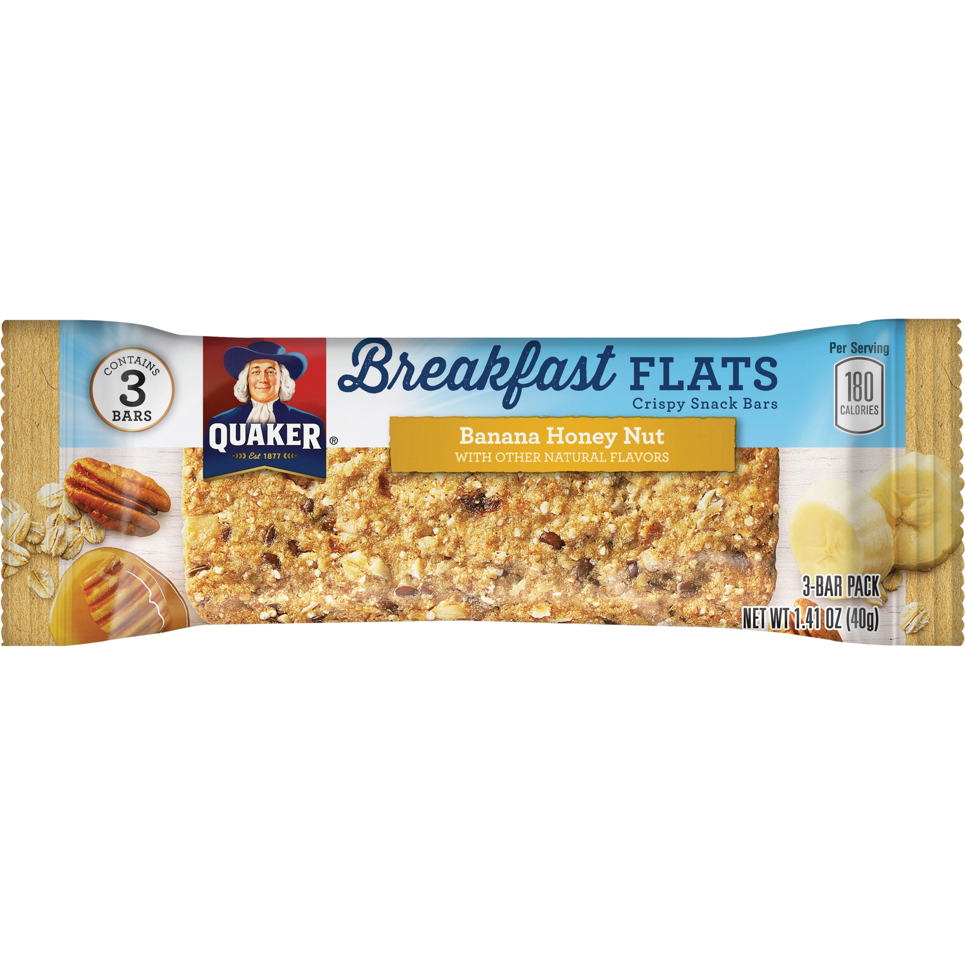 Quaker Oats Foods Breakfast Flats Crispy Snack Bars - Walmart.com