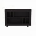 thumbnail image 2 of Joge 37,4" Wide Console Table with 6 Shelves & Casters - Living Room Essential, 2 of 7