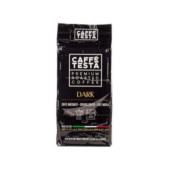Caffe Testa Italian Ground Coffee for Moka Pot Coffee and Coffee for Espresso Machine Imported Italian Coffee 8.8 Ounce