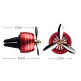 thumbnail image 3 of Car  Freshener Vent Clip Car Perfume Propeller LED Light Fan Fragrance Diffuser Stylish Car Decoration, 3 of 8