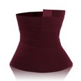 thumbnail image 2 of Sonducket Mujeres vendaje envoltura cintura entrenador cuerpo cinturón Control de barriga corsé de resistencia correa elástica Shapewear Yoga Ropa interior Vino rojo, 2 of 6