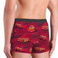 thumbnail image 4 of Custom Lightning McQueen Underwear Men Breathable Cars Cartoon Boxer Briefs Shorts Panties Soft Underpants For Homme, 4 of 7