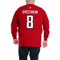 thumbnail image 2 of Men's Profile Alexander Ovechkin Red Washington Capitals Big & Tall Name & Number Thermal Pullover Sweatshirt, 2 of 2