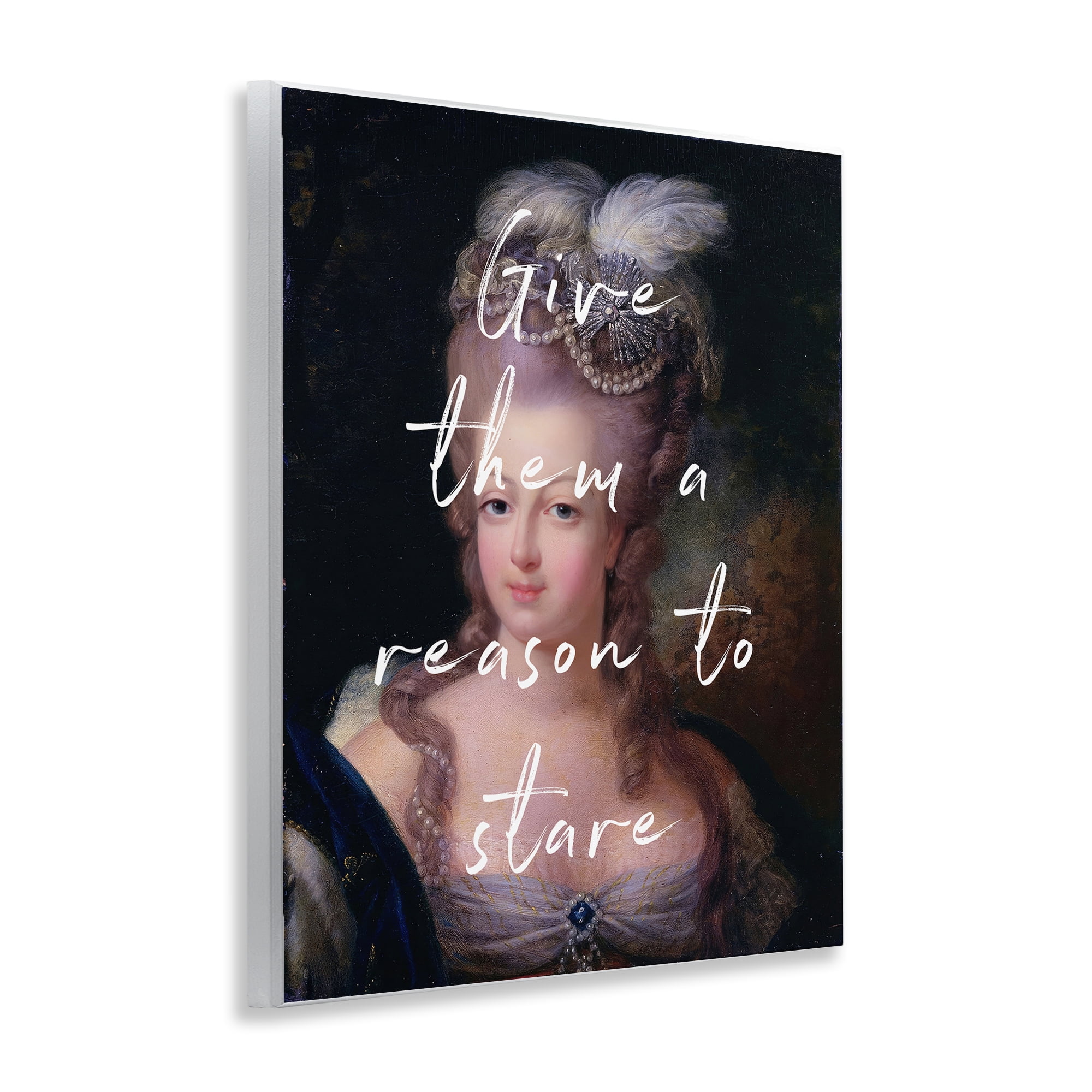 Stupell Industries Give Them A Reason To Stare Wall Plaque Art, design by Tina LeCour