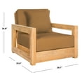 thumbnail image 3 of SAFAVIEH Couture Montford Brazilian Teak Armchair, Natural Teak/Brown, 3 of 11
