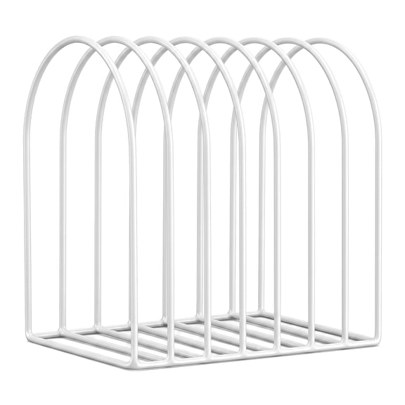 Folder Holder,Wire Magazine Holders Book Shelf – Folder Stand Desktop File Organizer, File Sorter Eye-Catsching Decoration For Indoor Office Home