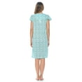 thumbnail image 4 of Casual Nights Women's Short Sleeve Floral And Lace Nightgown, 4 of 5