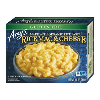 Amy's Gluten Free Non GMO Rice Mac & Cheese, 9oz Box (Frozen)