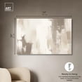 thumbnail image 5 of Art Remedy Neutral Abstracts Canvas, 54" x 36", Gallery Wrapped, Winter Mist I, 5 of 7
