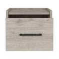 thumbnail image 7 of Depot E-Shop Yorktown 1-Drawer Floating Nightstand, Light Gray, 7 of 7