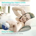 thumbnail image 2 of Memory Foam Mattress Topper Full-Gel Cooling Foam Mattress Topper with Ventilated Washable Fiber Cover,CertiPUR-US Certified-2 Inch…, 2 of 7