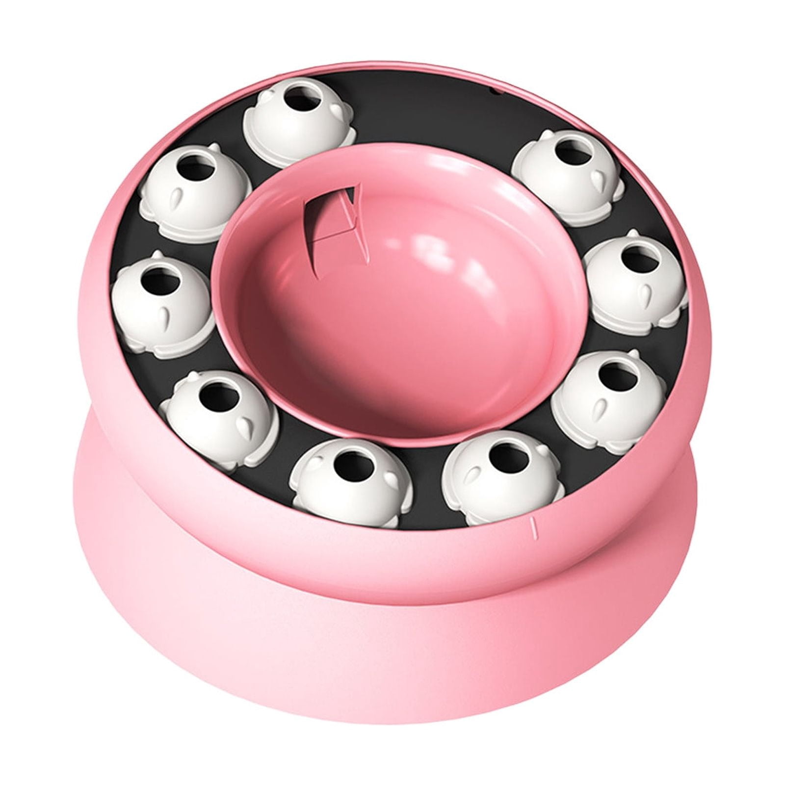 Lunxisen 3 Pcs Rotating Interactive Cat Bowl Slow Feeder Fun Pet Toys Entertainment