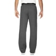 thumbnail image 2 of Fruit of the Loom Adult 7.2 oz. SofSpun Open-Bottom Pocket Sweatpants - SF74R, CHARCOAL HEATHER, 3X, 2 of 3