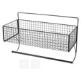 thumbnail image 4 of PENGXIANG Wall Storage Basket Shelf Organizer Rack Grid Hanging Kitchen Wire Baskets Bathroom Iron Farmhouse Decor Towel Panel, 4 of 6