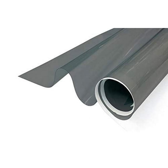 Greenfilm Static Cling Window Tint 50% DIY for Home and Residential and Automotive, No Glue Light Gray Window Film (24" x 212")