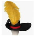 thumbnail image 4 of Xfvqtps Halloween Funny Hat Feather Decor Prom Party Decoration Accessory Black, 4 of 4