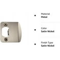 thumbnail image 2 of Kwikset 83536 Extended Lip Strike Plate - Nickel, 2 of 2