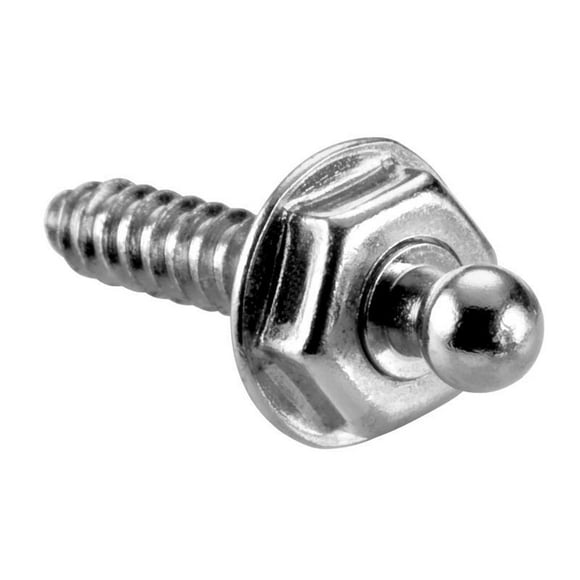 LOXX® Screw with Ball End for LOXX® Snap Fastener 12mm (1/2&quot;) - Nickel