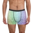 thumbnail image 4 of Wukai Beautiful Glitter Print Men’s Underwear Breathable Boxer Briefs,&nbsp;Moisture Wicking & Breathable-XX-Large, 4 of 7