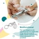 thumbnail image 3 of Qarigey Nail Clippers Multifunctional Replacement Reusable Washable Toenail Tool Round Bottle Opener Keyring Foldable with Manicure Type3 NO3, 3 of 6