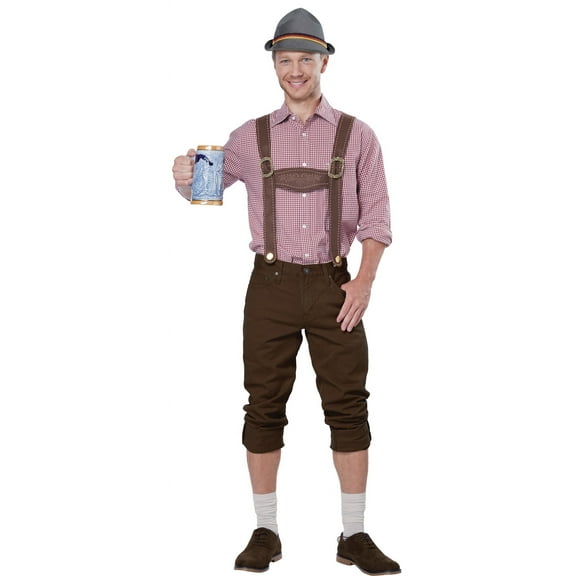 California Costumes Lederhosen Men's Halloween Fancy-Dress Costume for Adult, One Size