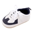 thumbnail image 2 of LYHaoo Girls Sneakers For Toddlers Baby Soft Sole Breathable Lace Up Shoes Lightweight Comfortable Walking Shoes Sizes 13 Toddler Blue(9-11 Months), 2 of 6