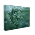 thumbnail image 3 of Stupell Industries Underwater Dolphins and Fish Coastal Painting Gallery Wrapped Canvas Print Wall Art, 3 of 5
