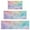 Soft Pastel Cloudscape, variant on Pastel Rainbow Clouds Kitchen Rugs Sets Of 3,Kitchen Runner Rugs Non Skid Washable,Decorative Kitchen Floor Mats for Kitchen,Sink,Laundry,17"x30" 17"x47" 17"x59"