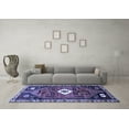thumbnail image 3 of Ahgly Company Indoor Rectangle Persian Blue Traditional Area Rugs, 2' x 4', 3 of 4