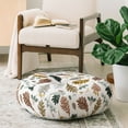 thumbnail image 2 of Society6 Marta Barragan Camarasa Winter Season Meadow II Round Floor Pillow, 2 of 2