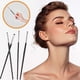 thumbnail image 2 of Set de pinceles para maquillaje de ojos 6 pinceles suaves y que no se adhieren a la piel para sombra de ojos Estuche de almacenamiento portátil Detalles de tinte Herramientas de belleza, 2 of 8