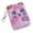 Pink, variant on Pocket Plush Notebook Notepad with Keychain Ideal for Girl Women Writing Drawing