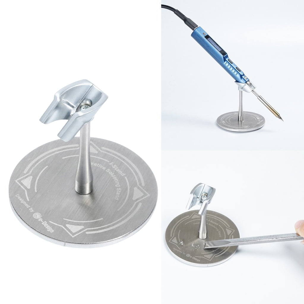 Heavy Duty Soldering Iron Stand With Slip Base Construction For Workshop And Outdoor Use