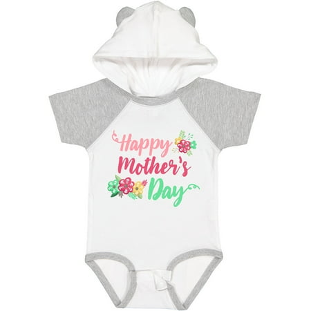 

Inktastic Happy Mothers Day with Flowers Boys or Girls Baby Bodysuit