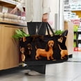 thumbnail image 6 of Dachshund Premium Oxford Cloth Shopping Bags: Reusable, Foldable, and Spacious - Ideal Laundry Basket, Picnic Basket, and Laundry Bag, 6 of 7