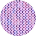 thumbnail image 1 of Ahgly Company Machine Washable Indoor Square Transitional Purple Area Rugs, 3' Square, 1 of 7