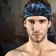 thumbnail image 5 of Workout Sport Hair Bands Sweatbands, Non Slip Moisture Wicking Headband for Running, 5 of 11