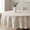 Cream-white, variant on Navy Boho Oval Tablecloth 60x84in, Vintage French Country Farmhouse Table Cover for Indoor Outdoor Dining Decor