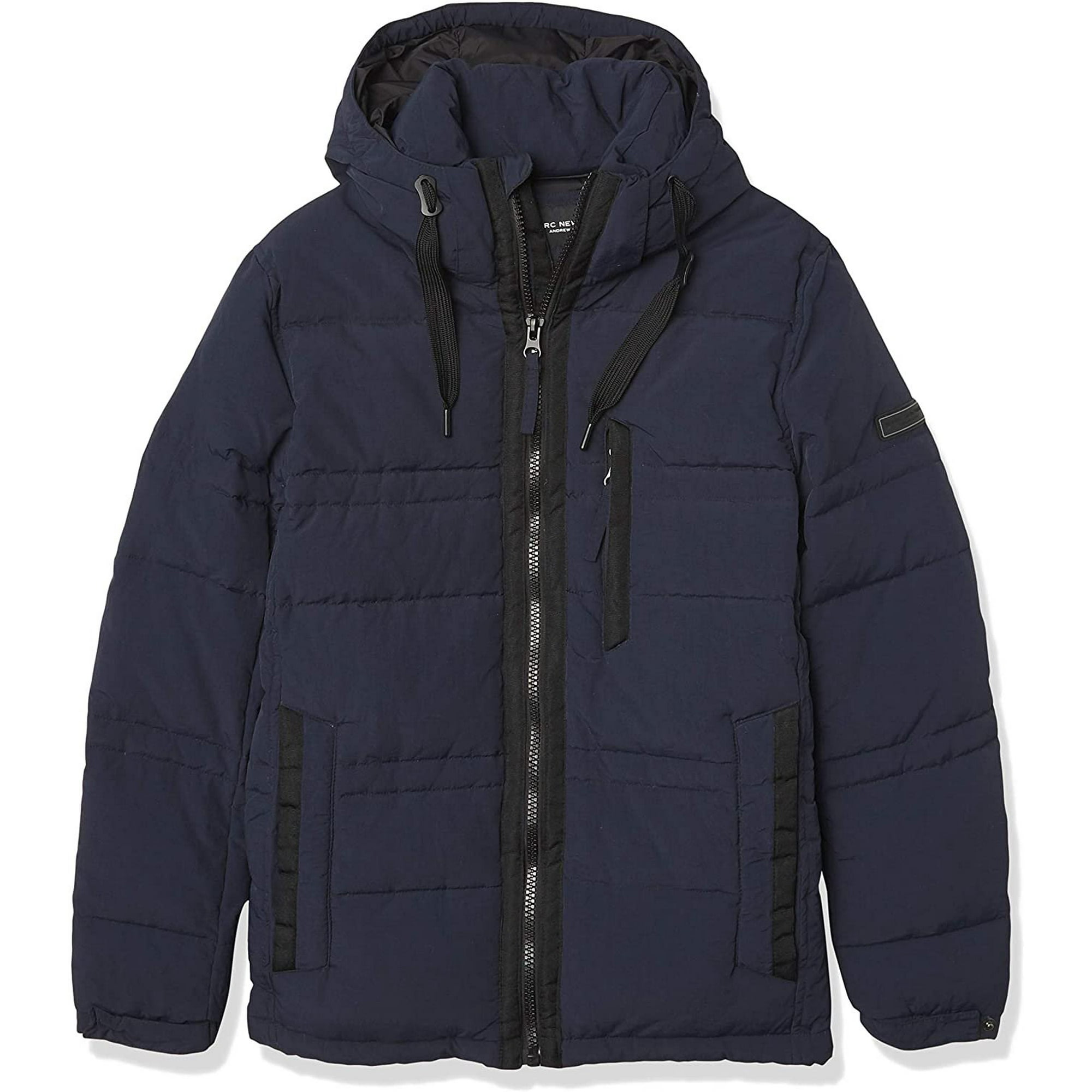 Andrew marc huxley removable hood crinkle down jacket discount