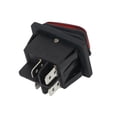 thumbnail image 2 of Ruibeauty Rectangle Illuminated On-Off Waterproof Rocker Switch 20A DPST IP67, 2 of 6