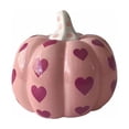thumbnail image 2 of Fall Halloween Decoration for Home Indoor Outdoor Clearance Under $5.00!Heart Ceramic Pumpkin Decor Glossy Hand Fall Pumpkin Tabletop Ornaments Cute Romantic Tiered Tray Mantel Shelf Home Decor, 2 of 7