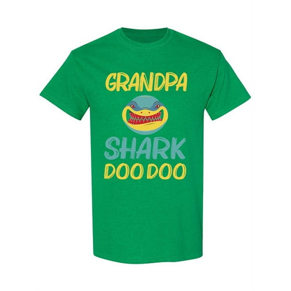 Grandpa Shark Doo Doo T-Shirt Men -Image by Shutterstock, Male Large