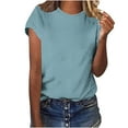 thumbnail image 1 of Timegard Tops for Women Athletic Crewneck Short Sleeve Tops Workout Running Casual Loose Tee Shirts, 1 of 4
